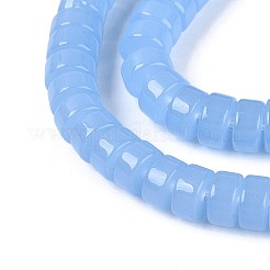 Imitation Jade Glass Beads Strands&nbsp;GLAA-N026-3x6mm-J05