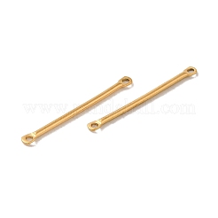 Ion Plating(IP) 304 Stainless Steel Connector Charms&nbsp;LS-STAS-Q323-06C-G