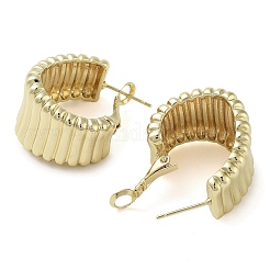 Brass Hoop Earrings&nbsp;EJEW-K276-07G