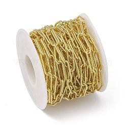 Brass Paperclip Chains&nbsp;CHC-P010-08G