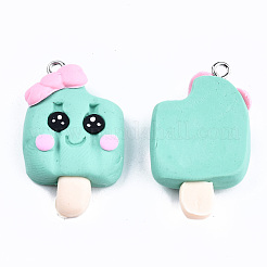 Handmade Polymer Clay Charms&nbsp;X-CLAY-T016-63