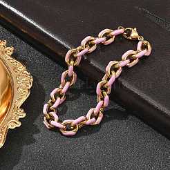 304 Stainless Steel Cable chain Bracelets for Women&nbsp;BJEW-B137-01