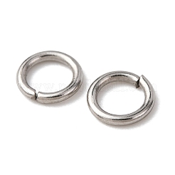Tarnish Resistant 304 Stainless Steel Open Jump Rings&nbsp;STAS-Q186-02-5x0.8mm
