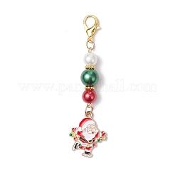 12Pcs Christmas Alloy Enamel Pendant Decorations&nbsp;HJEW-JM03682