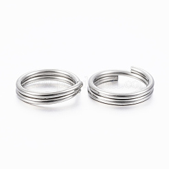 Tarnish Resistant 304 Stainless Steel Split Rings&nbsp;STAS-H413-03P
