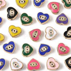 30Pcs Alloy Enamel Beads&nbsp;ENAM-FS0003-55