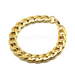304 Stainless Steel Curb Chain/Twisted Chain Bracelets&nbsp;STAS-A028-B127