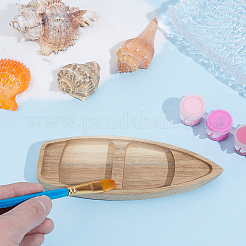 Wooden Boat Display Ornaments&nbsp;DJEW-WH20021-07