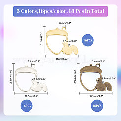 48PCS 3Colors Alloy Pendants&nbsp;FIND-CA0008-69