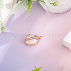 1Pc Brass Micro Pave Cubic Zirconia Locket Pendants&nbsp;KK-TADJ0001-07