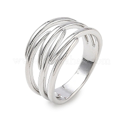 Brass Finger Rings for Women&nbsp;RJEW-K261-07B-P
