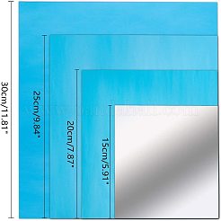 PET Plastic Mirror Wall Stickers&nbsp;AJEW-WH0018-68B