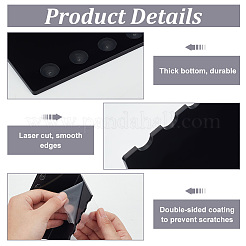 Letter V Shaped Acrylic Pencil & Makeup Brush Holder&nbsp;AJEW-WH0314-480