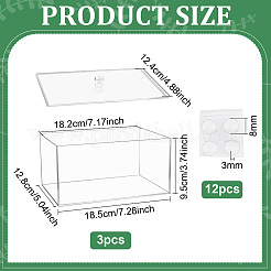 3Pcs Acrylic Storage Box&nbsp;CON-WA0001-22