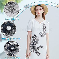 1 Set Polyester Embroidery Ornament Accessories&nbsp;PATC-BC0001-02A