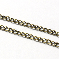 Vintage Iron Twisted Chain Necklace Making for Pocket Watches Design&nbsp;CH-R062-AB