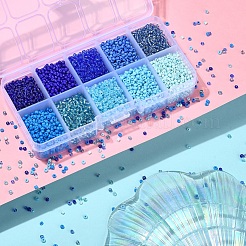 8500Pcs 10 Style Glass Seed Beads&nbsp;SEED-YW0001-80B