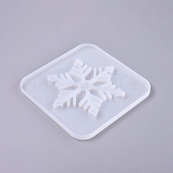 Christmas Snowflake Cup Mat Silicone Molds&nbsp;X-DIY-K017-13
