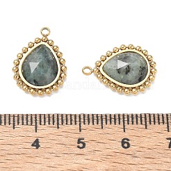 Natural African Turquoise(Jasper) Faceted Pendants&nbsp;GG-CBA50CD-03G