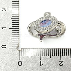Alloy And Resin Pendants&nbsp;PALLOY-S029-01A-01