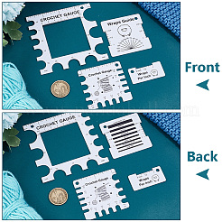 8Pcs PVC Sewing Rulers&nbsp;DIY-NB0012-39