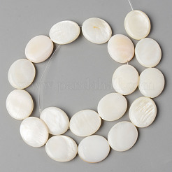 Natural Freshwater Shell Beads Strands&nbsp;X-SHEL-N026-70