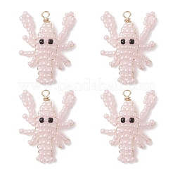 Glass Seed Beaded Pendants&nbsp;PALLOY-MZ01254