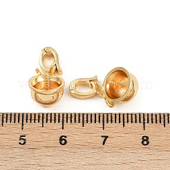 Brass Peg Bails&nbsp;KK-H078-12G