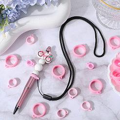 60Pcs 3 Style Silicone Pendant&nbsp;SIL-GF0001-28C