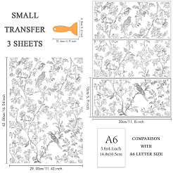 3 Sheets 3 Styles PVC Waterproof Decorative Stickers&nbsp;DIY-WH0404-733