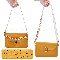 Aluminum Alloy Bag Extender Chains&nbsp;ALUM-WH0168-01LG