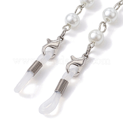 Glass Pearl Beaded Eyeglasses Chains&nbsp;AJEW-EH00388