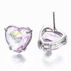 Brass Stud Earrings&nbsp;GLAA-S193-038E-P