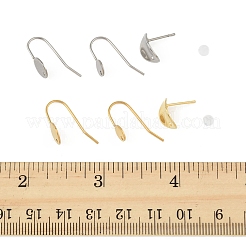 24Pcs 304 Stainless Steel Earring Hooks&nbsp;STAS-FS0001-94