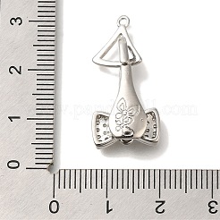 Brass Micro Pave Clear Cubic Zirconia Fold Over Clasps&nbsp;KK-K389-128P