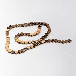 Electroplate Non-magnetic Synthetic Hematite Bead Strands&nbsp;G-F300-23B-08