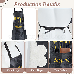2Pcs 2 Colors PVC Wipe Hand Apron&nbsp;AJEW-CY0001-89A