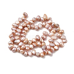 Natural Cultured Freshwater Pearl Beads Strands&nbsp;PEAR-I007-03B-01B