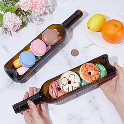 Wine Bottle Shaped Glass Vases&nbsp;AJEW-WH0481-179