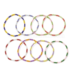 8Pcs Glass Seed Beads Stretch Bracelets for Men Women&nbsp;BJEW-MZ00276