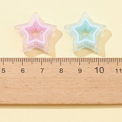 20Pcs 5 Colors Acrylic Beads&nbsp;SACR-FS0001-18