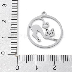 304 Stainless Steel Pendants&nbsp;STAS-I327-02P-06