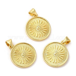 Rack Plating Brass Pendants&nbsp;KK-C030-09G