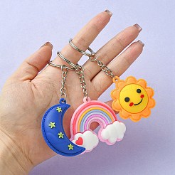PVC Plastic Pendant Keychain&nbsp;KEYC-YW0001-11