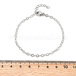 304 Stainless Steel Link Chain Bracelets for Women Men&nbsp;BJEW-A050-02P-01