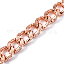 Iron Curban Chain Bag Extender Chain&nbsp;FIND-WH0112-39RG