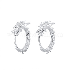 Brass Dragon Hoop Earrings&nbsp;FS-WGBFF4C-01