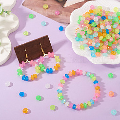 500Pcs Luminous PS Plastic Beads&nbsp;FIND-TA00009-13C
