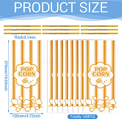 100Pcs Plastic Cookie Bags&nbsp;ABAG-TA0001-75