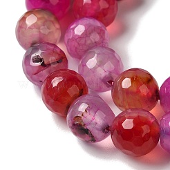 Dyed & Heated Natural Dragon Veins Agate Beads Strands&nbsp;G-P539-A01-27